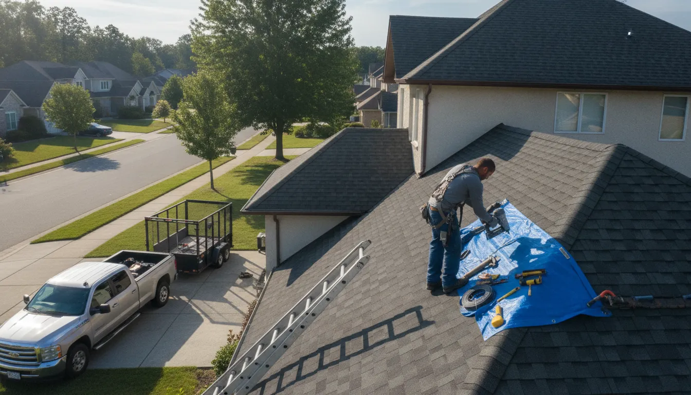 Roof repair in Linthicum Heights